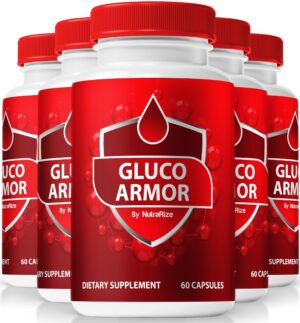 Paquete de cápsulas Gluco Armor suplemento circulación salud