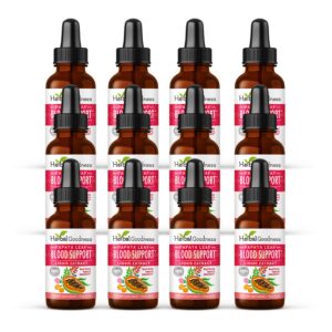 extracto líquido de papaya para soporte sanguíneo herbal goodness