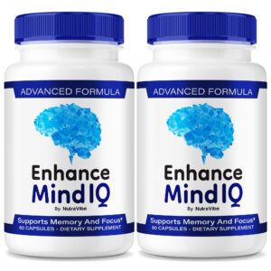 815tbnC5bTL.jpg NutraVibe Enhance Mind IQ botella de pastillas