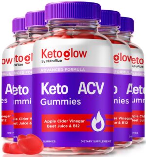 Gomitas KetoGlow ACV vinagre de manzana natural 1000mg