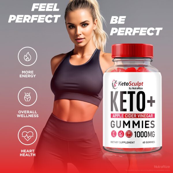 panel trasero gomitas keto sculpt ingredientes naturales