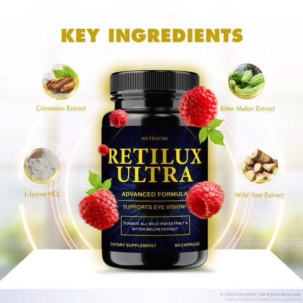 Cápsulas Retilux Ultra para función ocular y comodidad