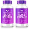 Frasco de cápsulas GlycoEase suplemento natural para soporte glucógeno