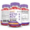 Paquete de 5 gomas Keto ACV veganas sin gluten Turbo Ripped