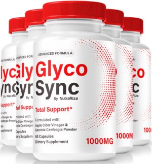 Version 1.0.0 Glyco Sync pastillas paquete 5 fórmula natural salud y bienestar