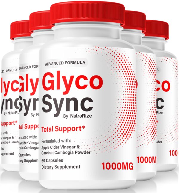 Glyco Sync pastillas paquete 5 fórmula natural salud y bienestar