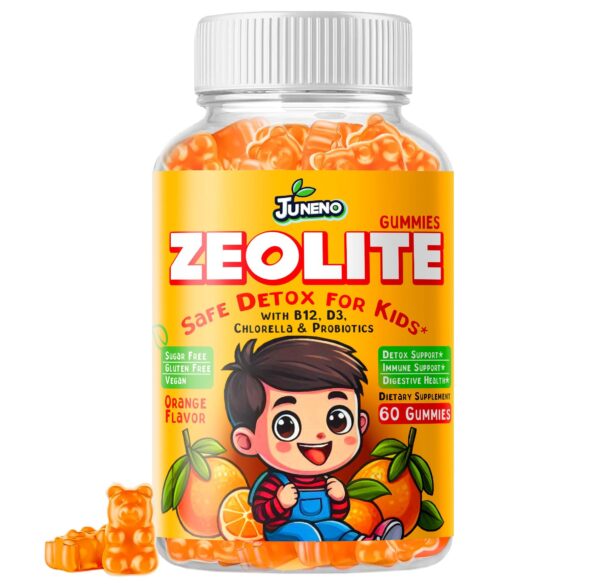 Frente de Zeolite Kids Gummies Juneno