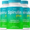 Paquete de 3 cápsulas Spirulin Plus oficiales para salud