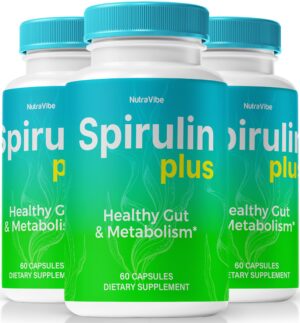 Version 1.0.0 Paquete de 3 cápsulas Spirulin Plus oficiales para salud