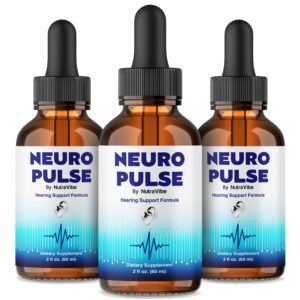 Paquete de 3 gotas Neuro Pulse para salud auditiva