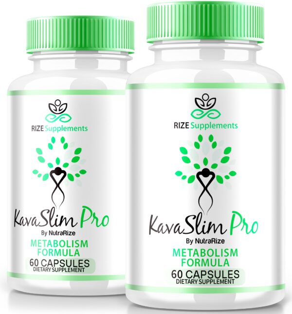 Paquete 2 frascos KavaSlim Pro cápsulas para pérdida de peso