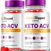 Gomitas NutraRize Rapid Ripped Keto ACV paquete 2