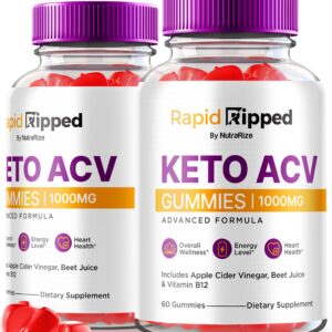 Gomitas NutraRize Rapid Ripped Keto ACV paquete 2