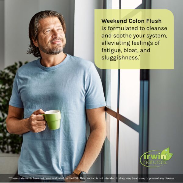 Cápsulas de Weekend Colon Flush mostradas