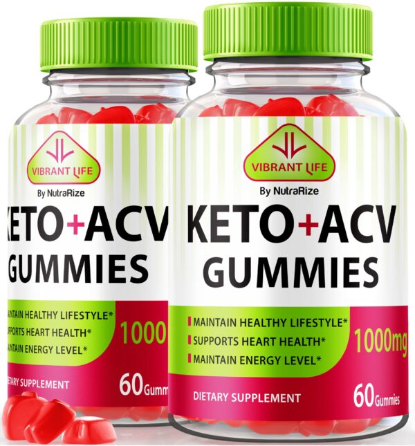 Paquete de Gomitas Vibrant Life Keto ACV 60 unidades