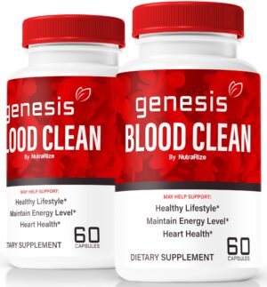 Paquete de cápsulas Genesis Blood Clean para detox y limpieza