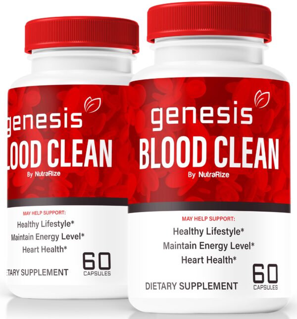 Paquete de cápsulas Genesis Blood Clean para detox y limpieza