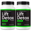 Frasco de Lift Detox Black 2 Pack, fórmula natural para energía