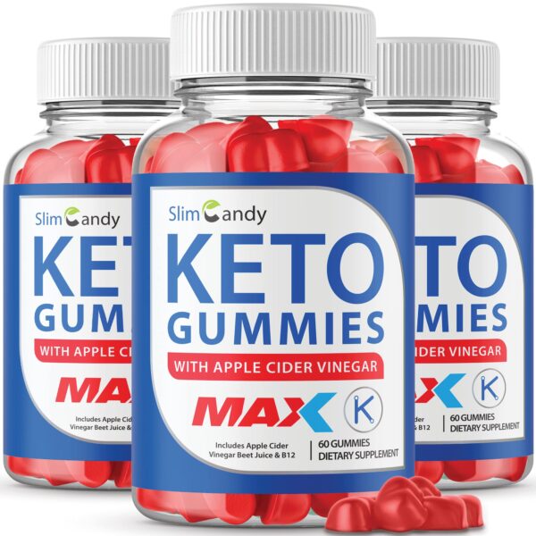 Slim Candy Keto ACV gomitas ositos máxima fuerza pack 3 frascos