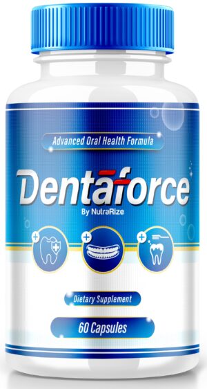 8186zlMKrcL.jpg Frasco Dentaforce NutraRize cápsulas cuidado natural para dientes y encías