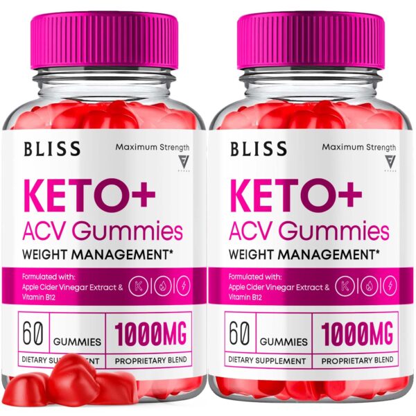 Bliss Keto ACV Gummies suplemento vinagre sidra manzana