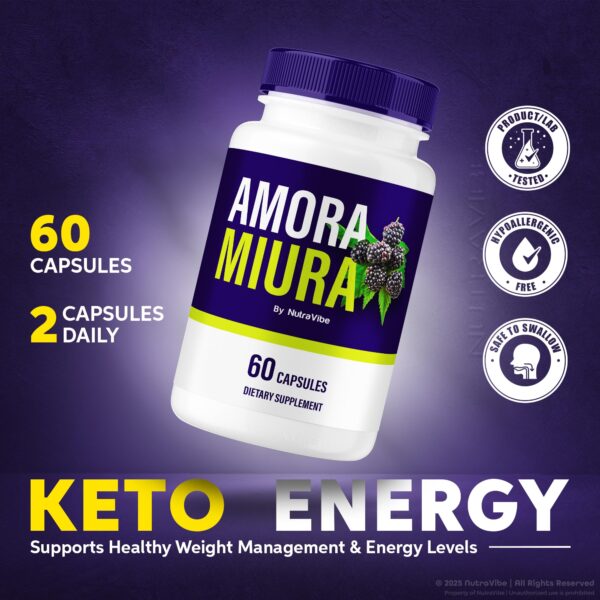 Frasco de Amora Miura vista lateral