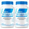 Paquete de 2 frascos de cápsulas Metabolyn NutraVibe