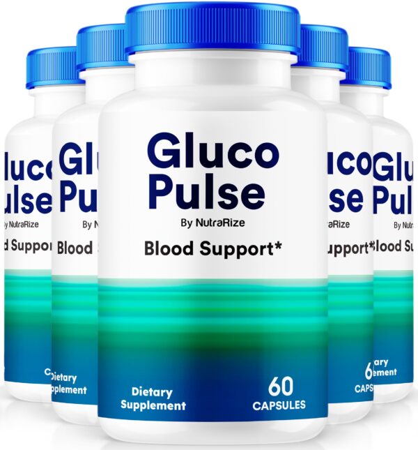 Gluco Pulse cápsulas naturales para salud y energía pack de 5