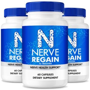 Envase principal cápsulas Nerve Regain para salud nerviosa