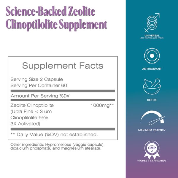 Cápsulas de Zeolita Detox cerca