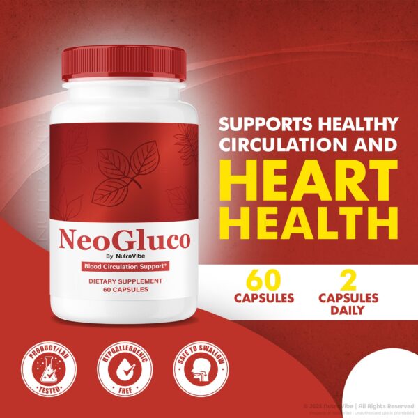 NeoGluco cápsulas en mano