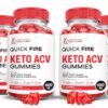 Gomitas Quick Fire Keto ACV 1000mg paquete de 10 veganas