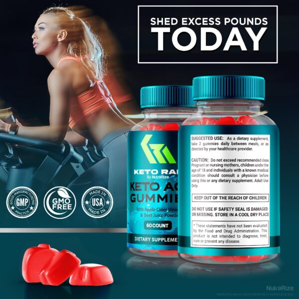 Gomitas KetoRain ACV naturales para salud digestiva y peso