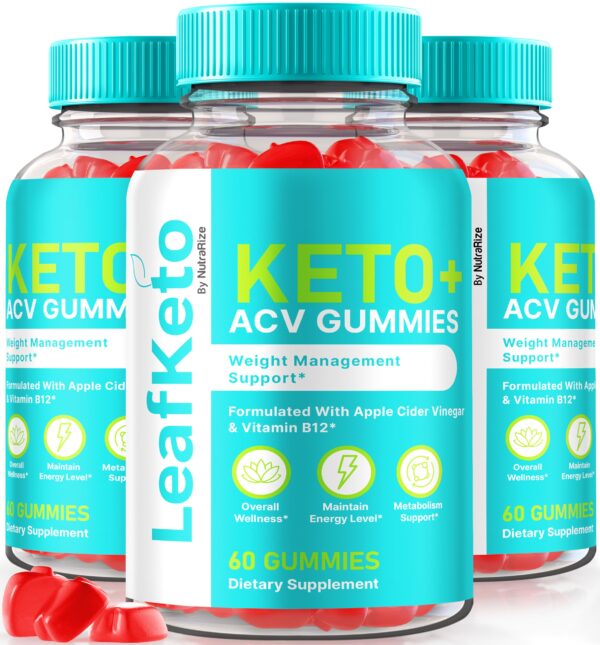 Paquete gomitas Leaf Keto ACV NutraRize 180 unidades