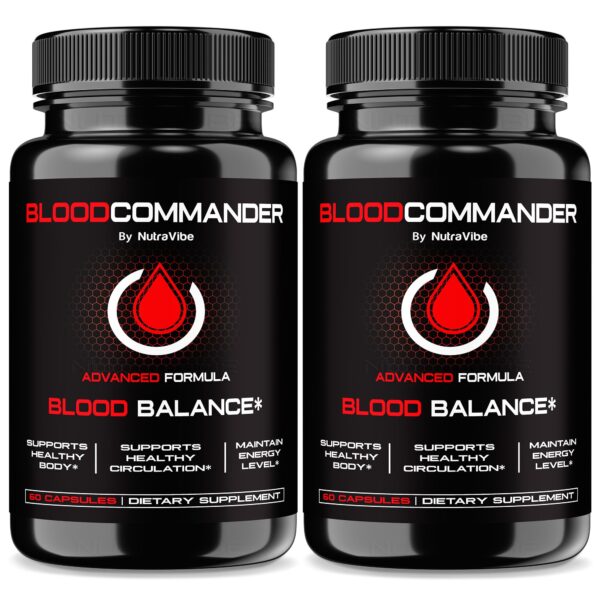 Frente de Blood Commander Pills envase