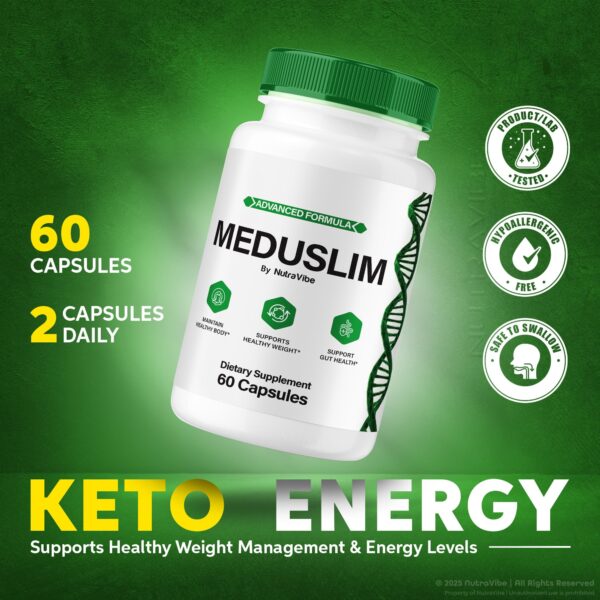 Cajas y cápsulas NutraVibe MeduSlim