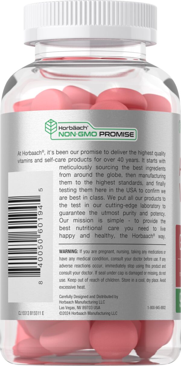 Frasco de gomitas Horbäach vinagre sidra manzana