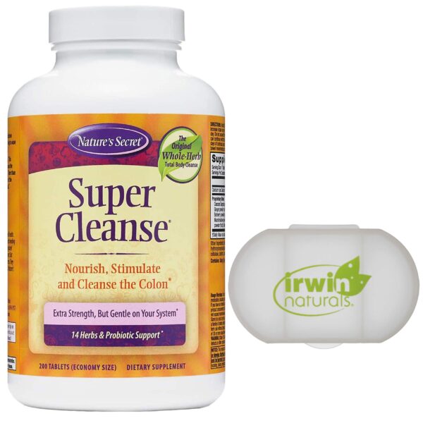 Nature's Secret Super Cleanse caja 200 tabletas detox