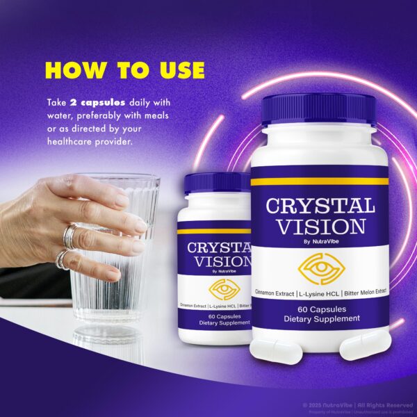 Frascos cristal Vision para soporte visual NutraVibe