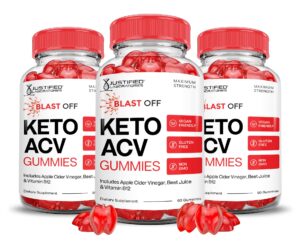 Blast Off Keto ACV gomitas 180 unidades paquete de 3 Justified Laboratories