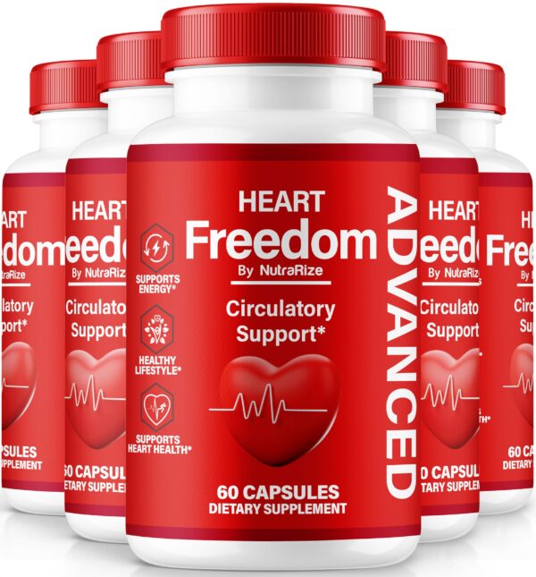Envase Heart Freedom cápsulas naturales para salud y energía