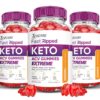 Fast Ripped Keto ACV gomitas 2000mg paquete triple 60 gomitas