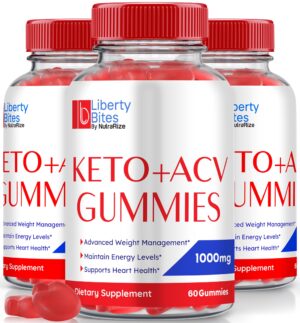 Liberty Bites gomitas keto ACV para pérdida de peso natural