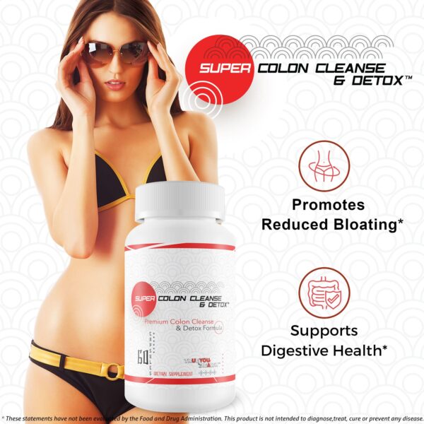 Caja del suplemento detox Super Colon Cleanse & Detox USA