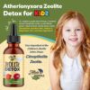 Botella de suplemento detox para niños Atherionyxora con gotero