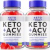 Paquete 2 Keto Thrive Gomitas ACV 1000mg 120 unidades