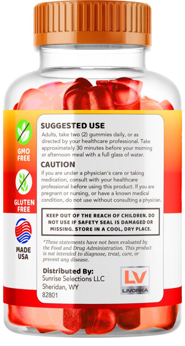 Envase gomitas Pure Fuel Keto para 60 conteo por paquete