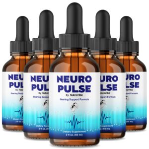 Paquete NutraVibe Neuro Pulse gotas auditivas 2 fl oz x5