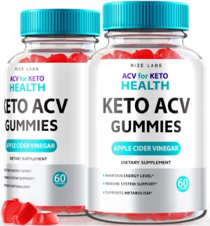 Gomitas rize labs ACV para salud keto pérdida de peso 120 unidades