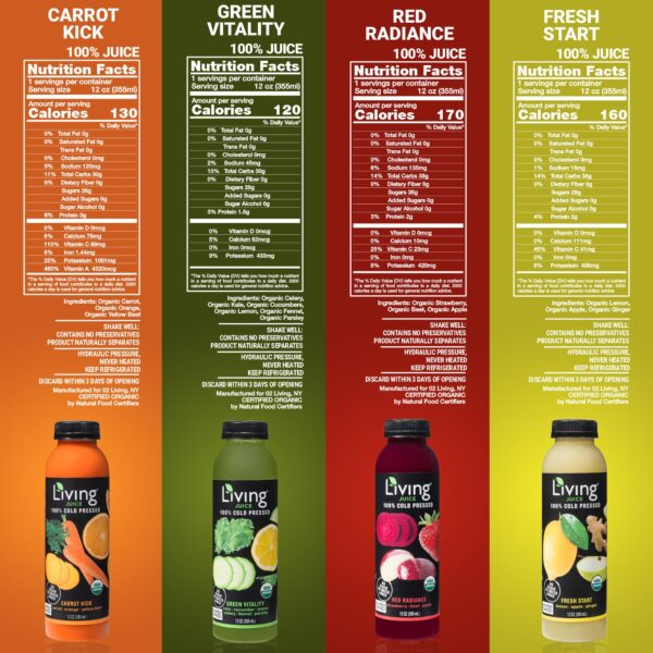 Jugo prensado orgánico de piña y remolacha O2 Living